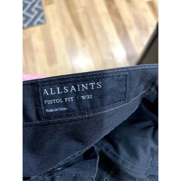 All Saints Pistol Fit Button Fly‎ Men's Jeans - Size 32x31 - Picture 7 of 8